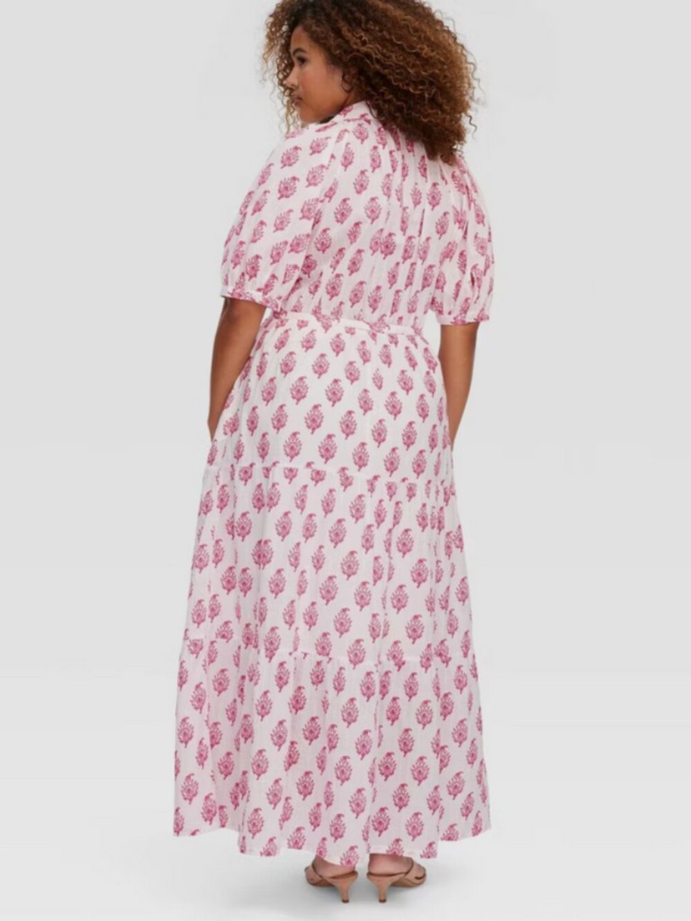 Women Bouquet Short Sleeve Maxi Dress - Roller Rabbit S - Picture 3 of 3